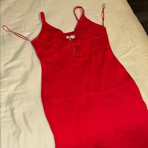 Red Sleeveless Dress